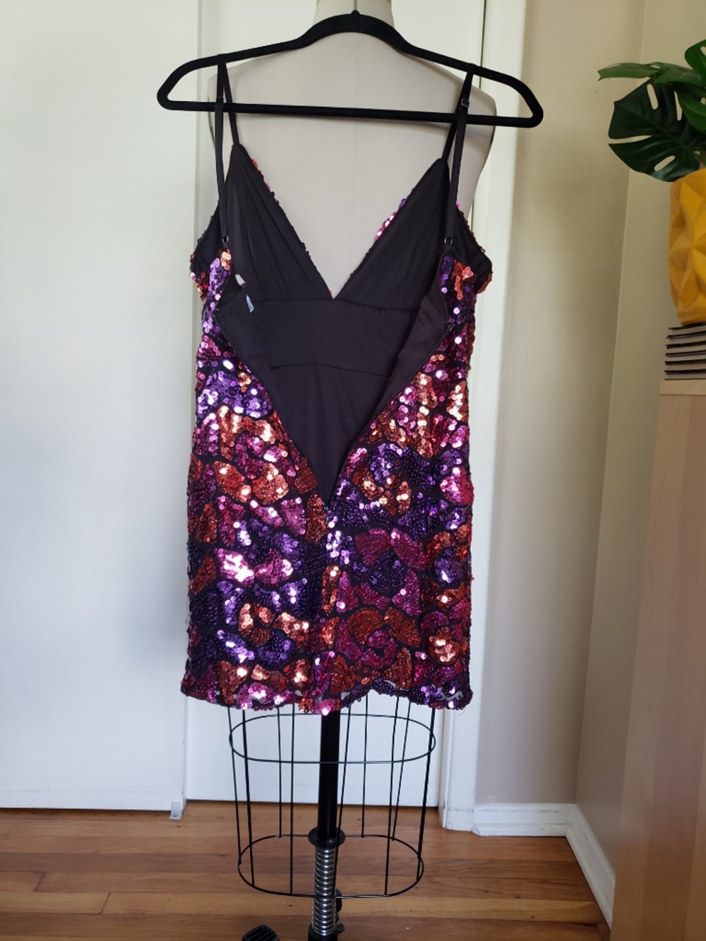 Hutch Sequin Mini Dress Size 6 - Picture 5 of 9